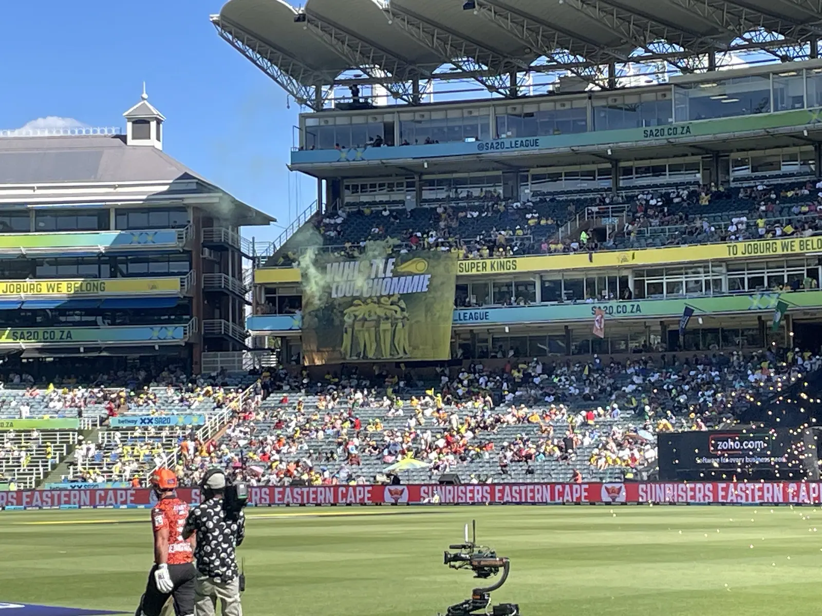 Crowd in the stands during an SA20 match